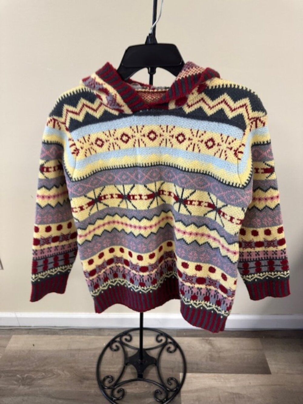 print ski sweater